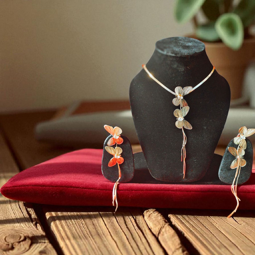 Floral Elegance Necklace & Earring Set